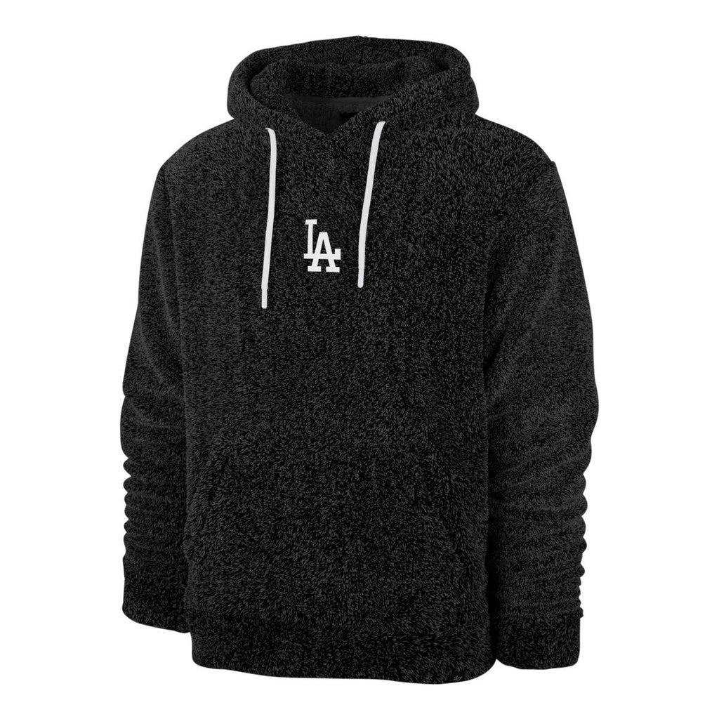 Los Angeles Dodgers MLB Jet Black Core Long Loop Fuzzy Hood Official Sports Fan Gear Popular Style Baseball Fan Gear