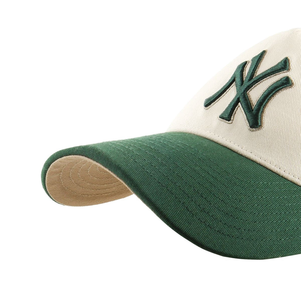 New York Yankees MLB Ballpark Mesh TT 47 Offside DT Beige Green Official Sports Fan Gear Popular Style Baseball Fan Gear