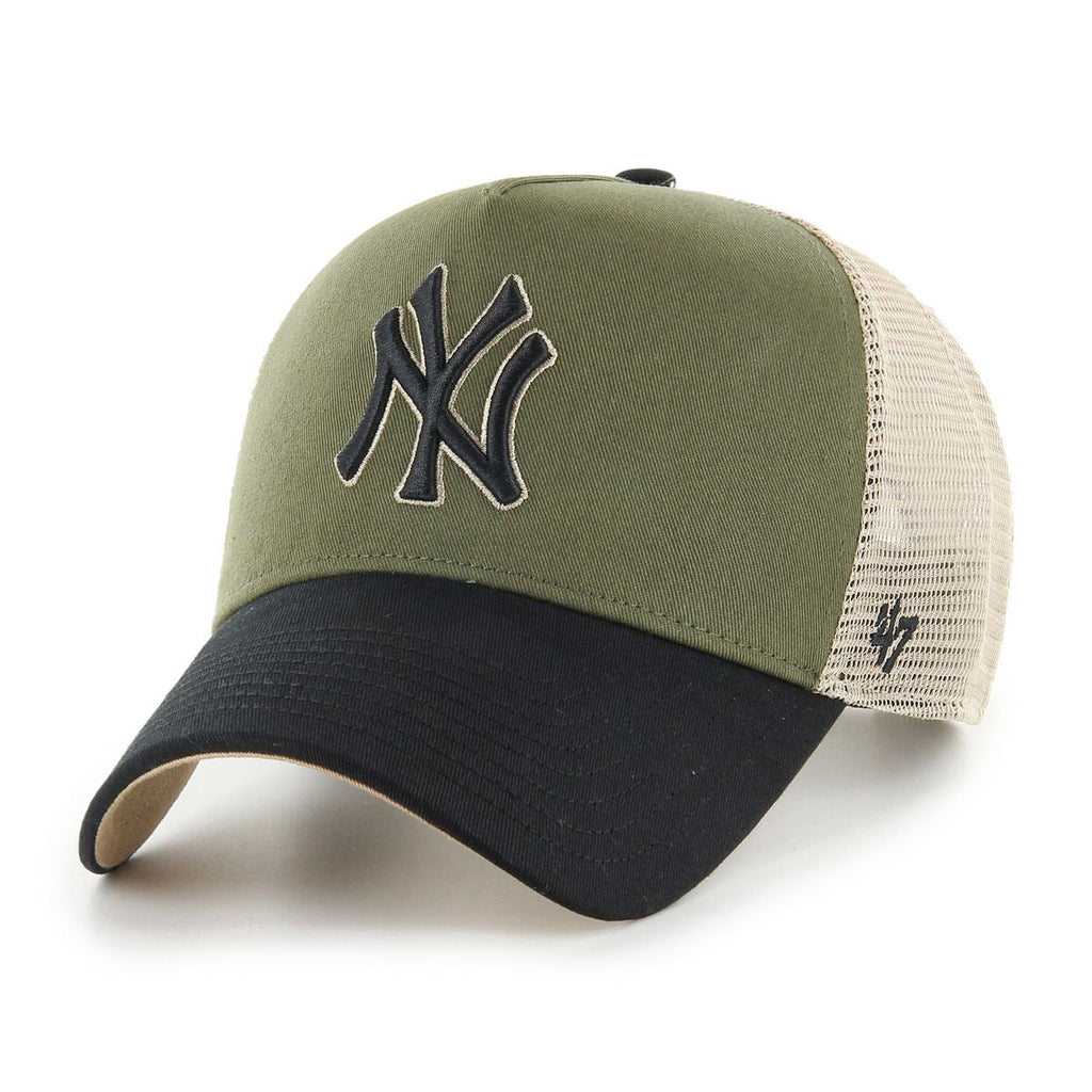 New York Yankees MLB Ballpark Mesh TT 47 Offside DT Green Navy Official Sports Fan Gear Popular Style Baseball Fan Gear