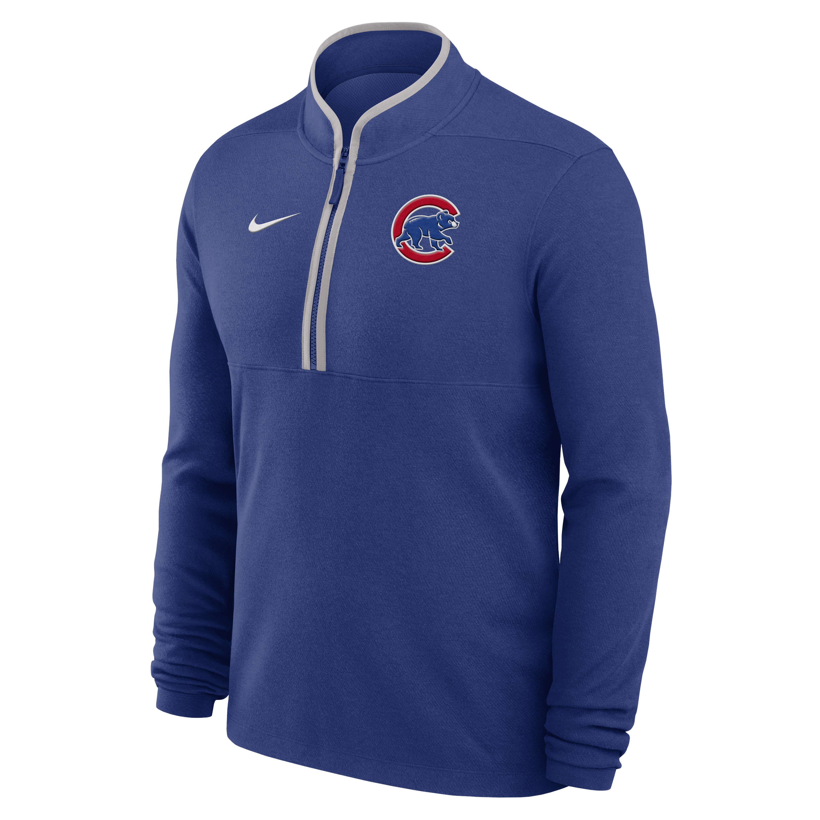 Mens Chicago Cubs Nike Royal Victory Half Zip Pullover Popular Style Baseball Fan Gear
