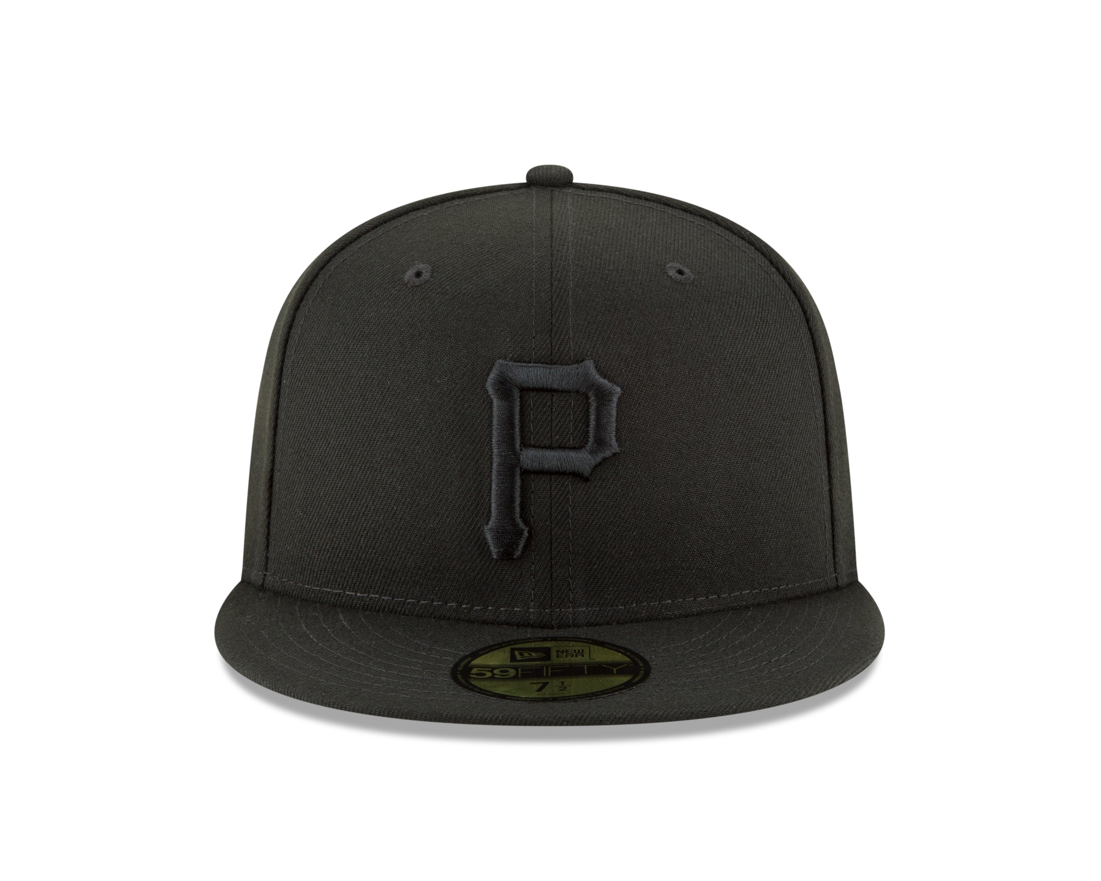 Men s Pittsburgh Pirates New Era Black Tonal 59FIFTY Fitted Hat Official Team Hat Sports Fan Cap Official MLB Team Hat Baseball Fan Cap