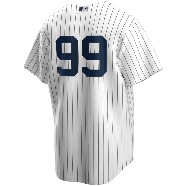 Men s Nike Aaron Judge 99 White New York Yankees Home Official Replica Player Jersey Official Team Jersey Sports Fan Apparel Official MLB Team Jersey