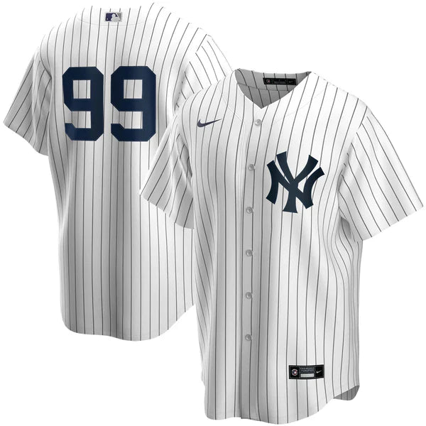 Men s Nike Aaron Judge 99 White New York Yankees Home Official Replica Player Jersey Official Team Jersey Sports Fan Apparel Official MLB Team Jersey
