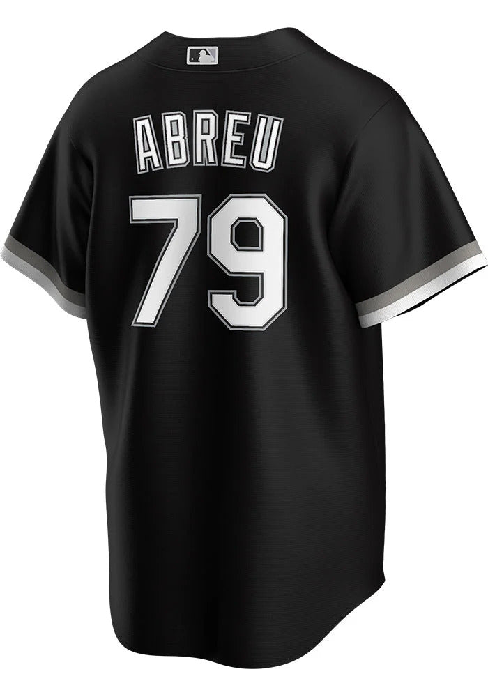 Men s Chicago White Sox Jose Abreu Nike Black Alternate Replica Player Name Jersey Official Team Jersey Sports Fan Apparel Official MLB Team Jersey