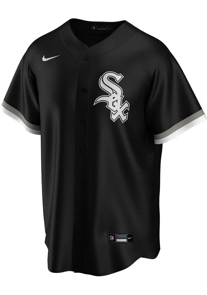 Men s Chicago White Sox Jose Abreu Nike Black Alternate Replica Player Name Jersey Official Team Jersey Sports Fan Apparel Official MLB Team Jersey