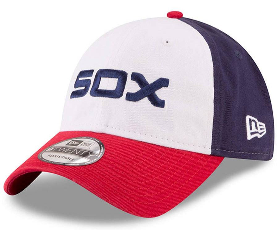 Men s Chicago White Sox New Era Cooperstown Collection Core Classic 9TWENTY Adjustable Hat Official Team Hat Sports Fan Cap Official MLB Team Hat