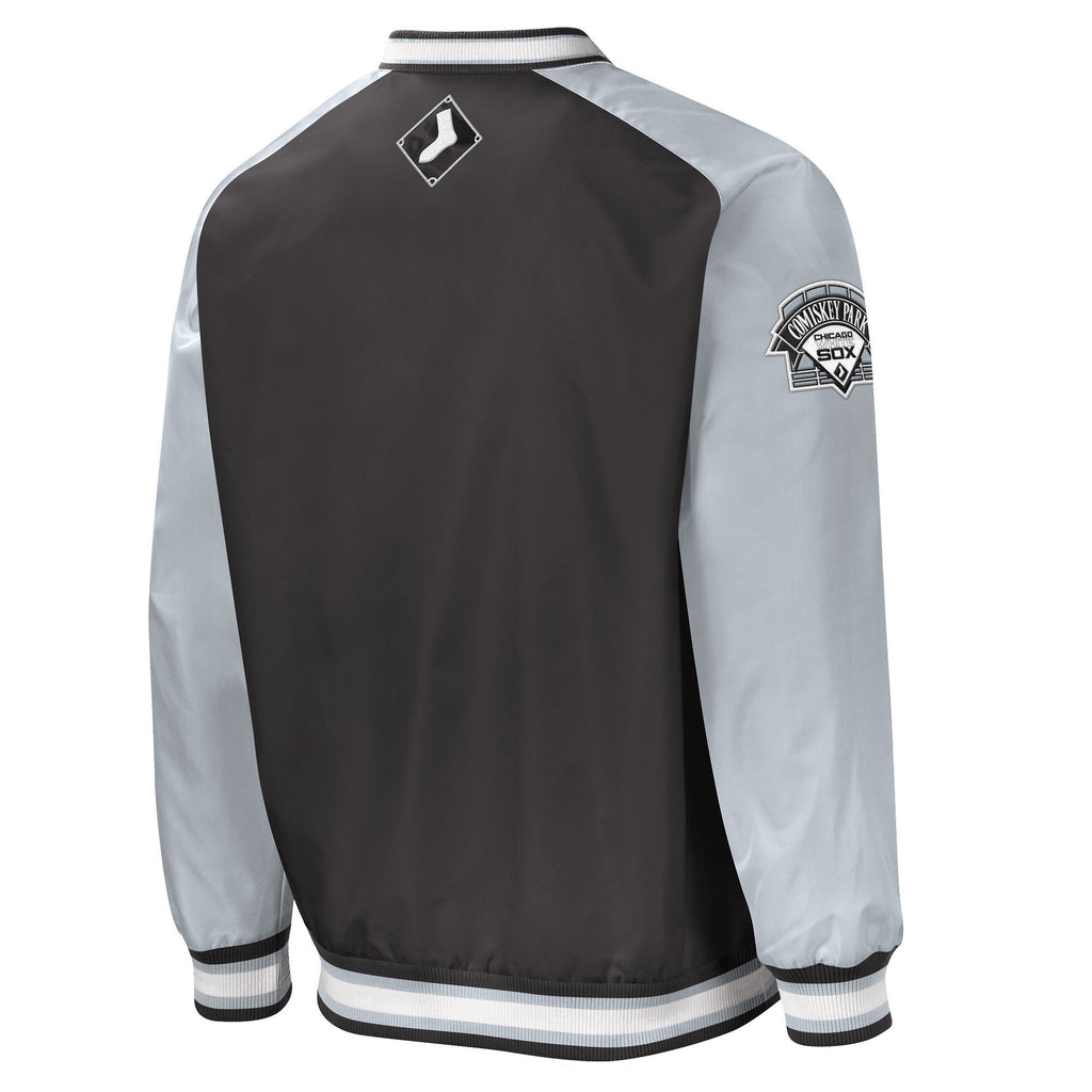 Men s Chicago White Sox Gameday Trainer III Black V-Neck Pullover Jacket Official Sports Fan Gear Comfort Hoodie Baseball Fan Apparel