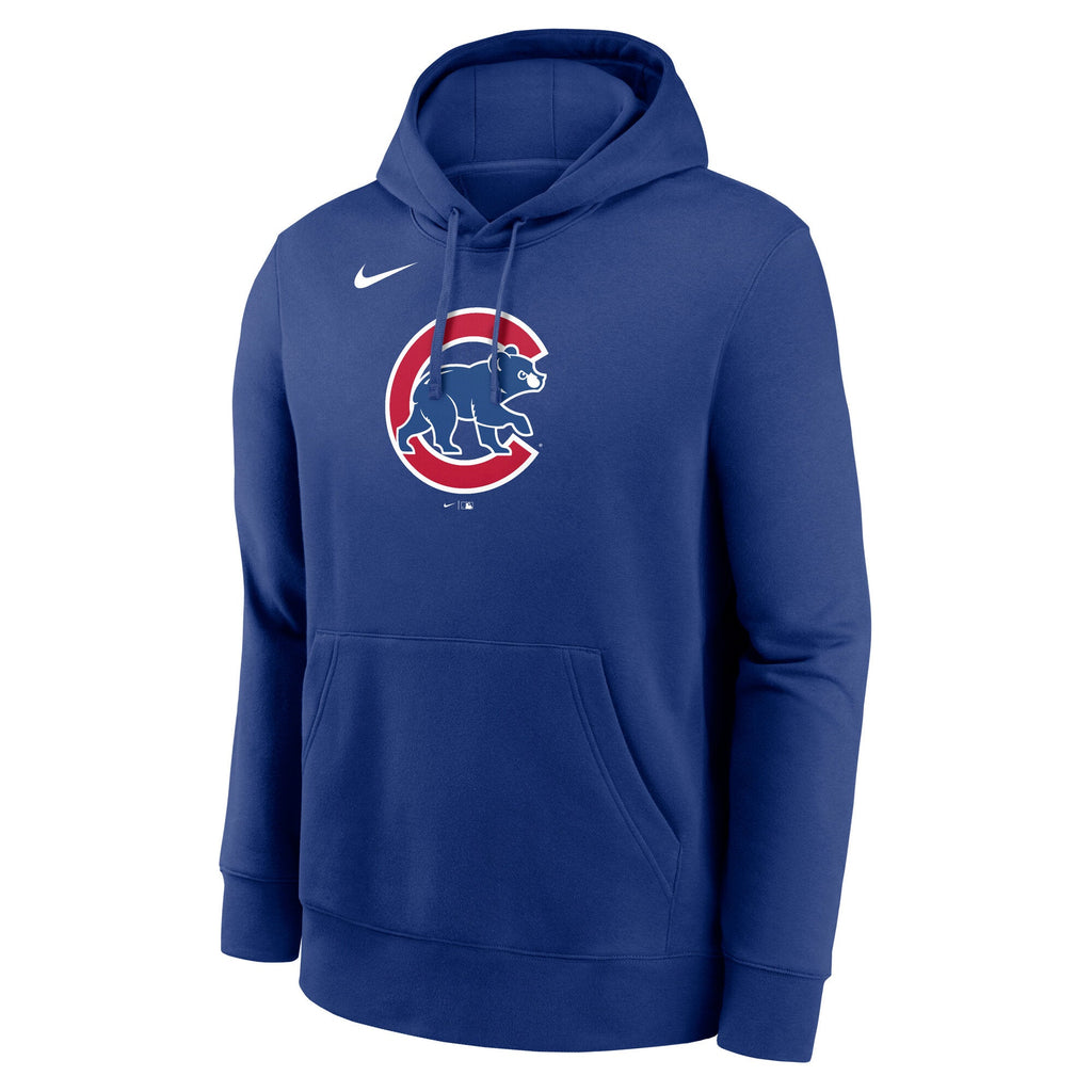 Mens Chicago Cubs Nike Inside Job Royal Hoodie Comfort Hoodie Baseball Fan Apparel