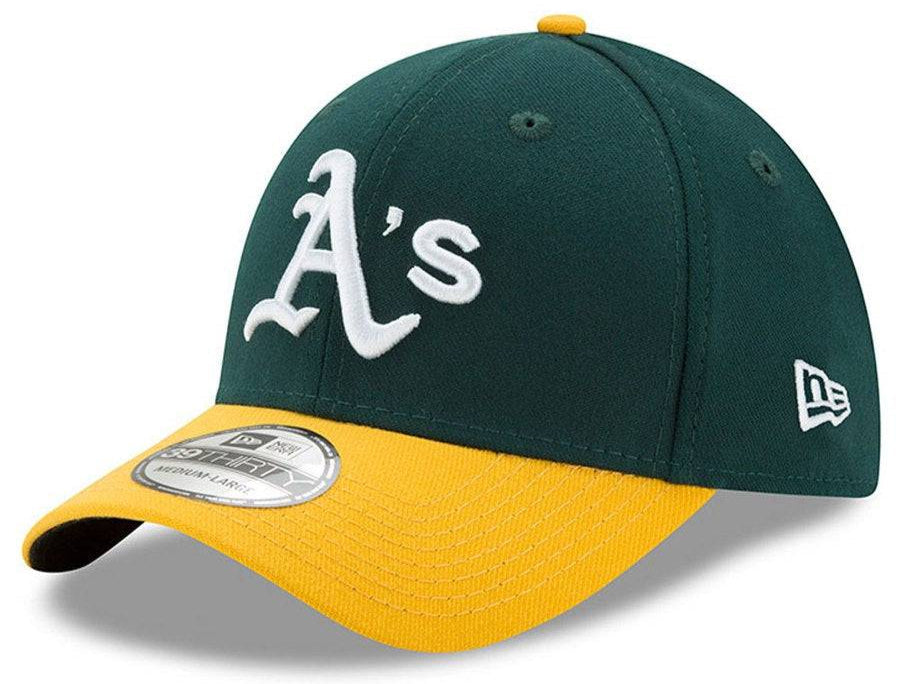 Men s Oakland Athletics New Era Green Yellow MLB Team Classic 39THIRTY Flex Hat Official Team Hat Sports Fan Cap Official MLB Team Hat Baseball Fan