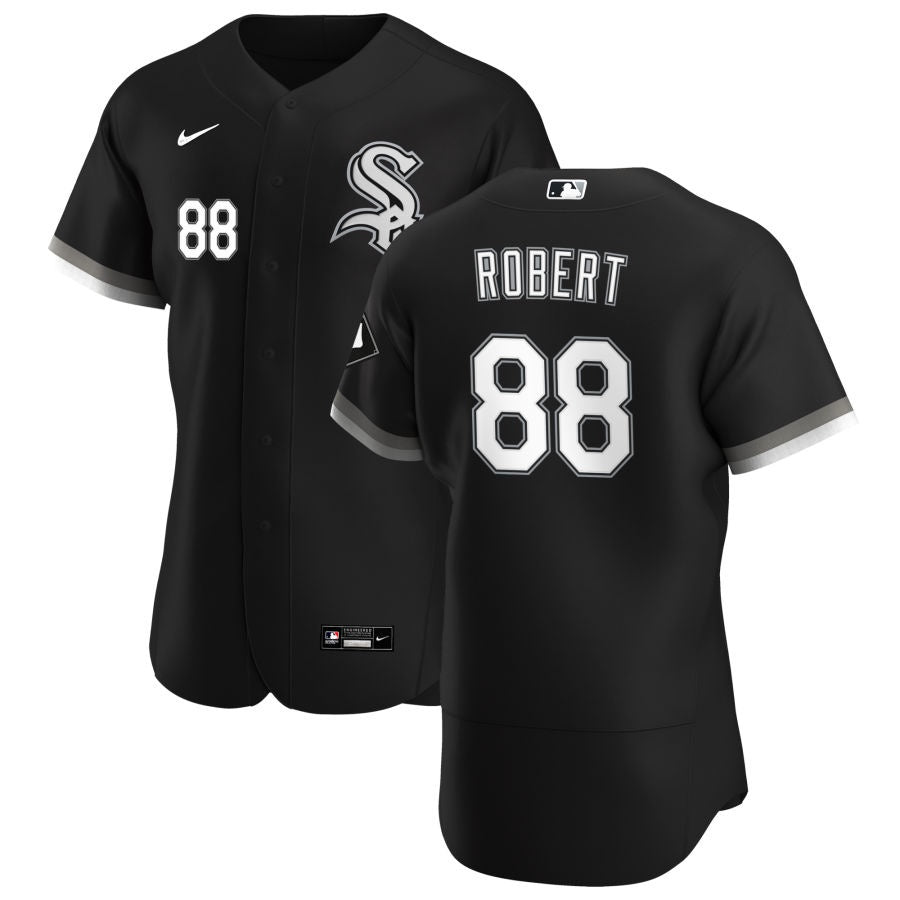 Men s Chicago White Sox Luis Robert Nike Black Alternate Authentic Player Jersey Official Team Jersey Sports Fan Apparel Official MLB Team Jersey