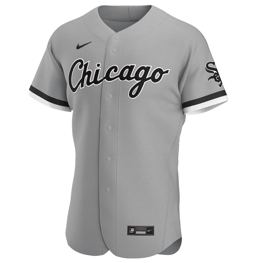 Men s Chicago White Sox Nike Gray Road Authentic Official Team Jersey Sports Fan Apparel Official MLB Team Jersey Baseball Fan Apparel