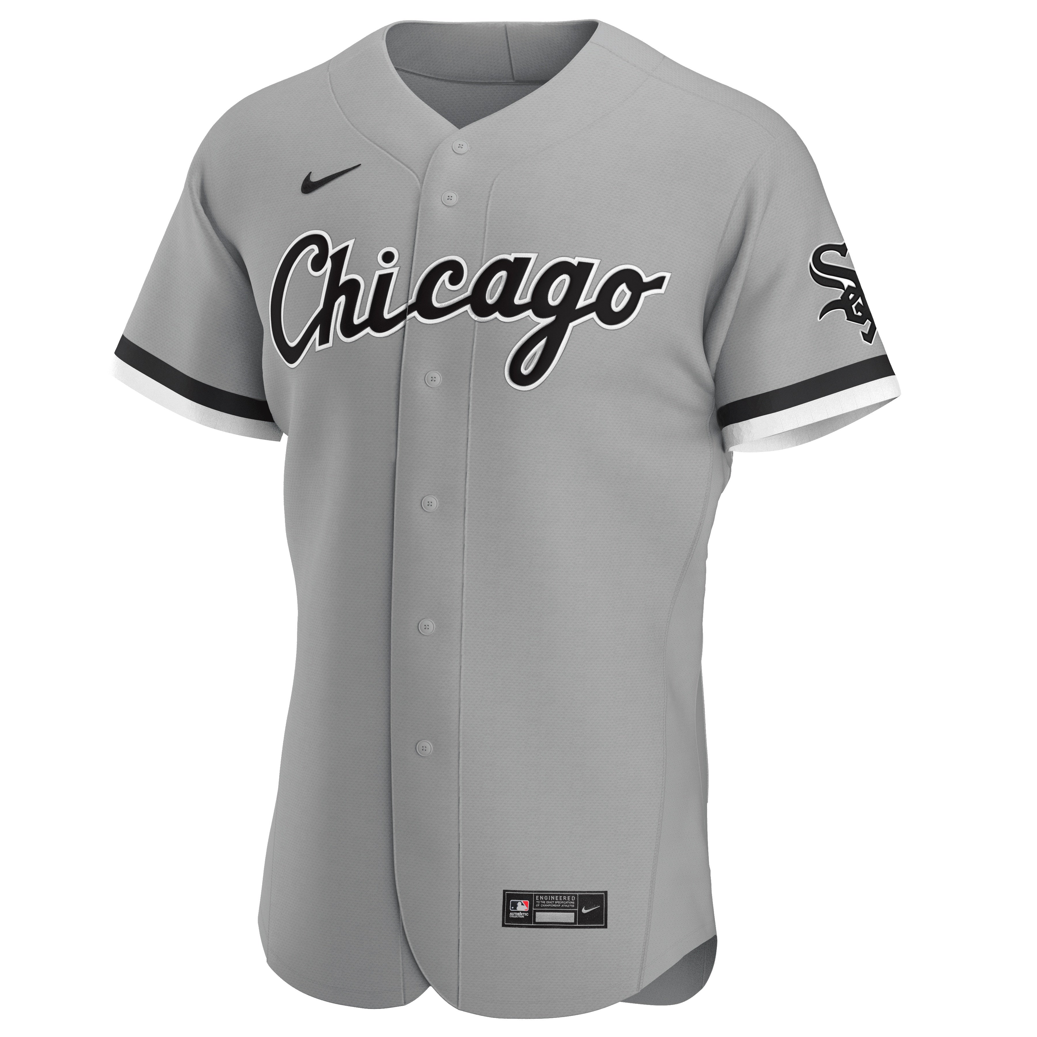 Men s Chicago White Sox Nike Gray Road Authentic Official Team Jersey Sports Fan Apparel Official MLB Team Jersey Baseball Fan Apparel