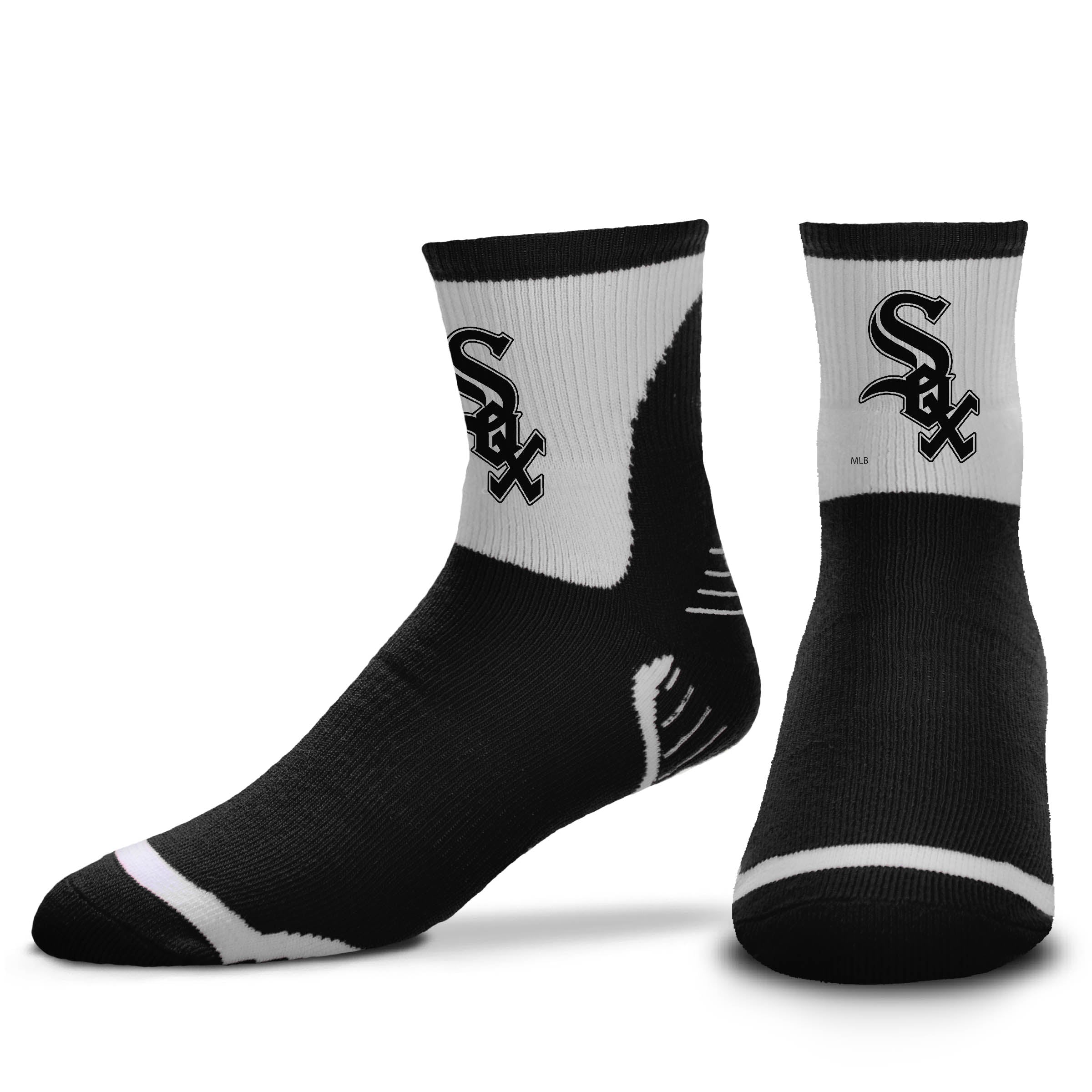Men s Chicago White Sox SURGE FBF Crew Socks Official Sports Fan Gear Popular Style Baseball Fan Gear
