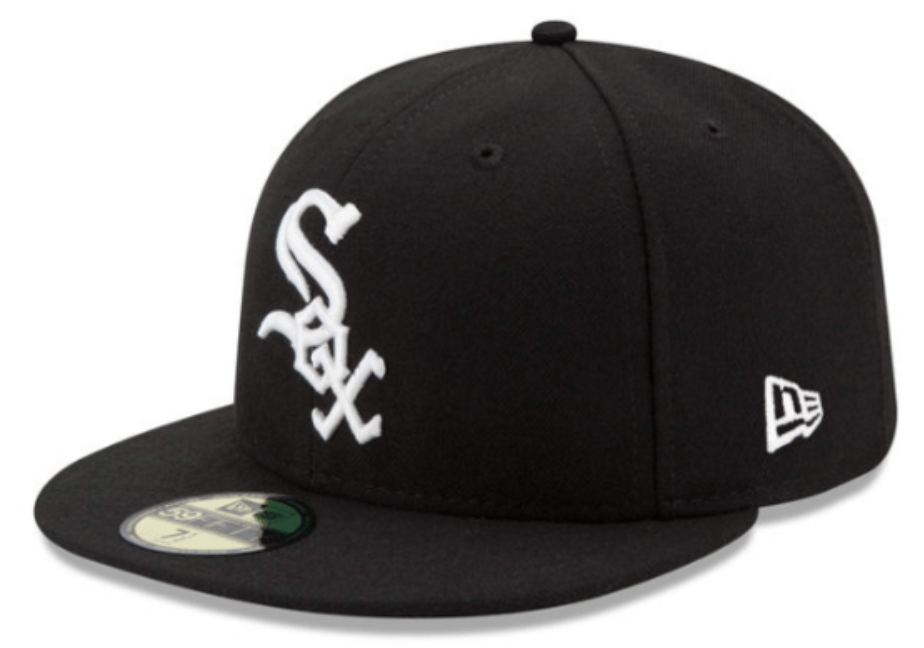 Men s Chicago White Sox New Era Black Game Authentic Collection On-Field 59FIFTY Fitted Hat Official Team Hat Sports Fan Cap Official MLB Team Hat