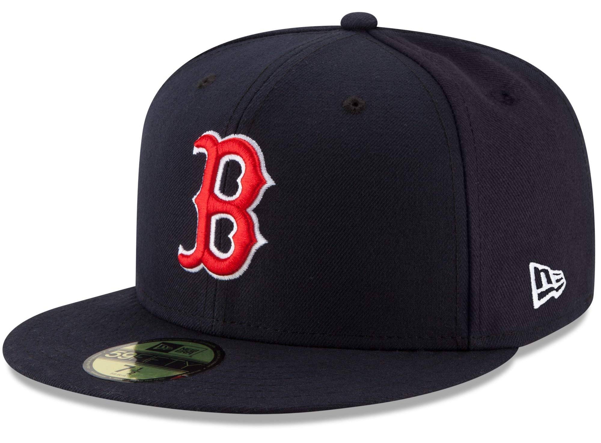 Men s Boston Red Sox New Era Navy Game Authentic Collection On-Field 59FIFTY Fitted Hat Official Team Hat Sports Fan Cap Official MLB Team Hat