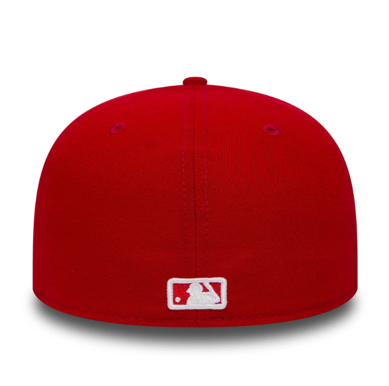 New York Yankees MLB League Essential 59FIFTY Fitted New Era Red White Official Team Hat Sports Fan Cap Official MLB Team Hat Baseball Fan Cap