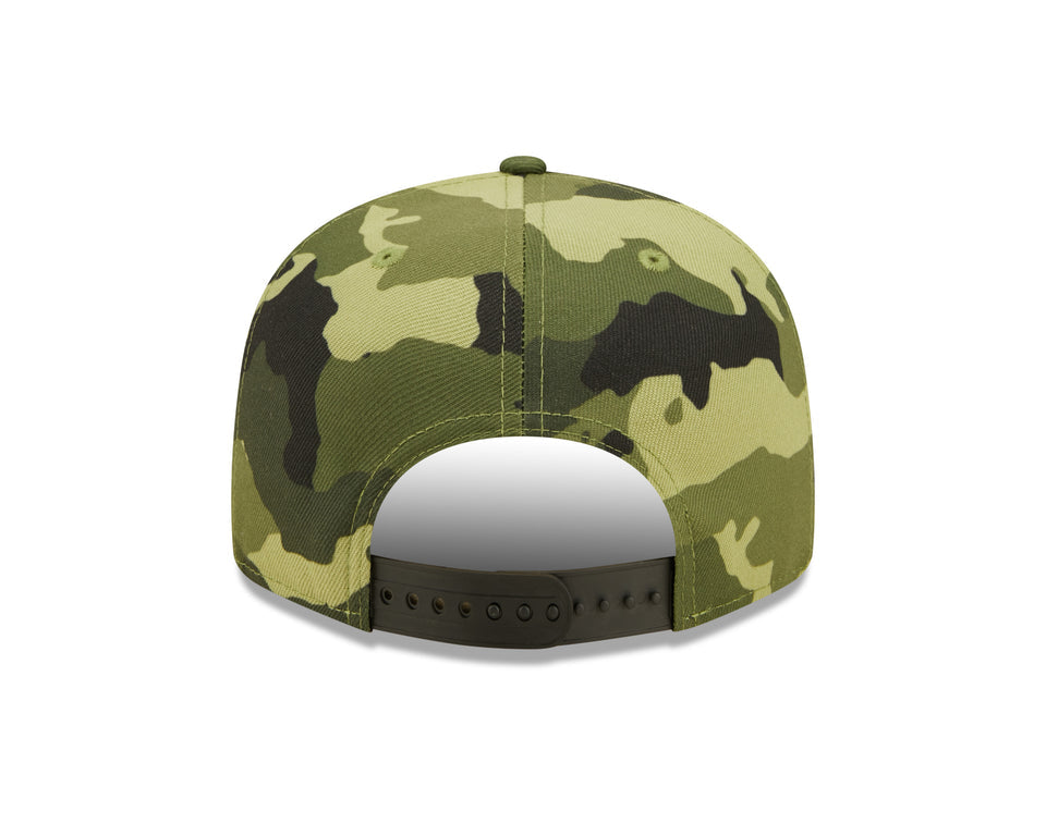 Men s Chicago White Sox New Era 2022 Armed Forces Day Camo 9FIFTY Snapback Adjustable Hat Official Team Hat Sports Fan Cap Official MLB Team Hat