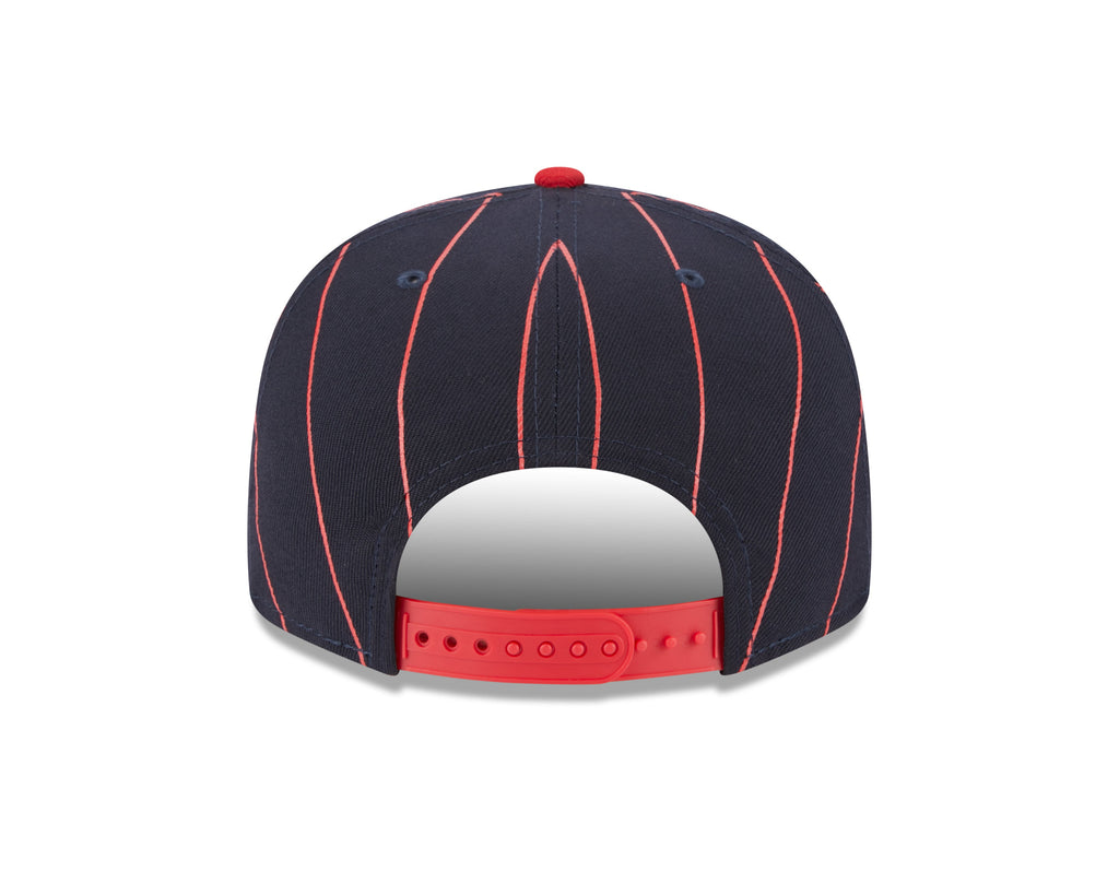 Boston Red Sox Navy Red Vintage New Era 9FIFTY Snapback Hat Official Team Hat Sports Fan Cap Official MLB Team Hat Baseball Fan Cap
