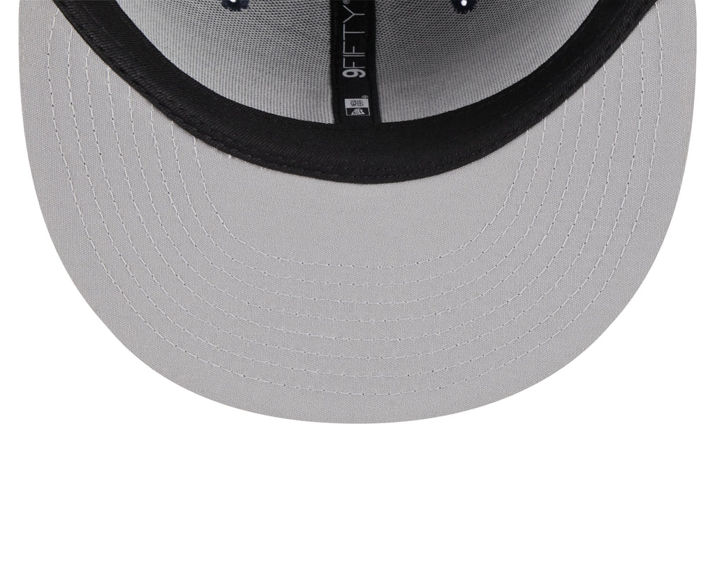 Detroit Tigers Navy Gray Vintage New Era 9FIFTY Snapback Hat Official Team Hat Sports Fan Cap Official MLB Team Hat Baseball Fan Cap