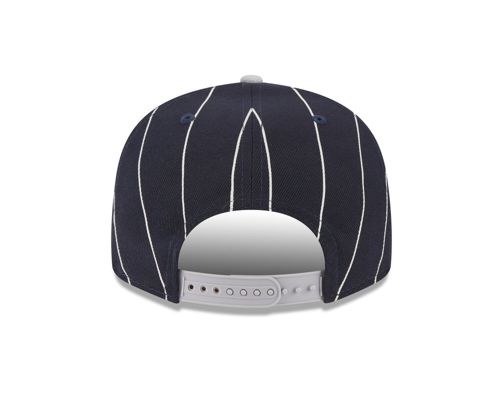 New York Yankees Navy Gray Cooperstown Vintage New Era 9FIFTY Snapback Hat Official Team Hat Sports Fan Cap Official MLB Team Hat Baseball Fan Cap
