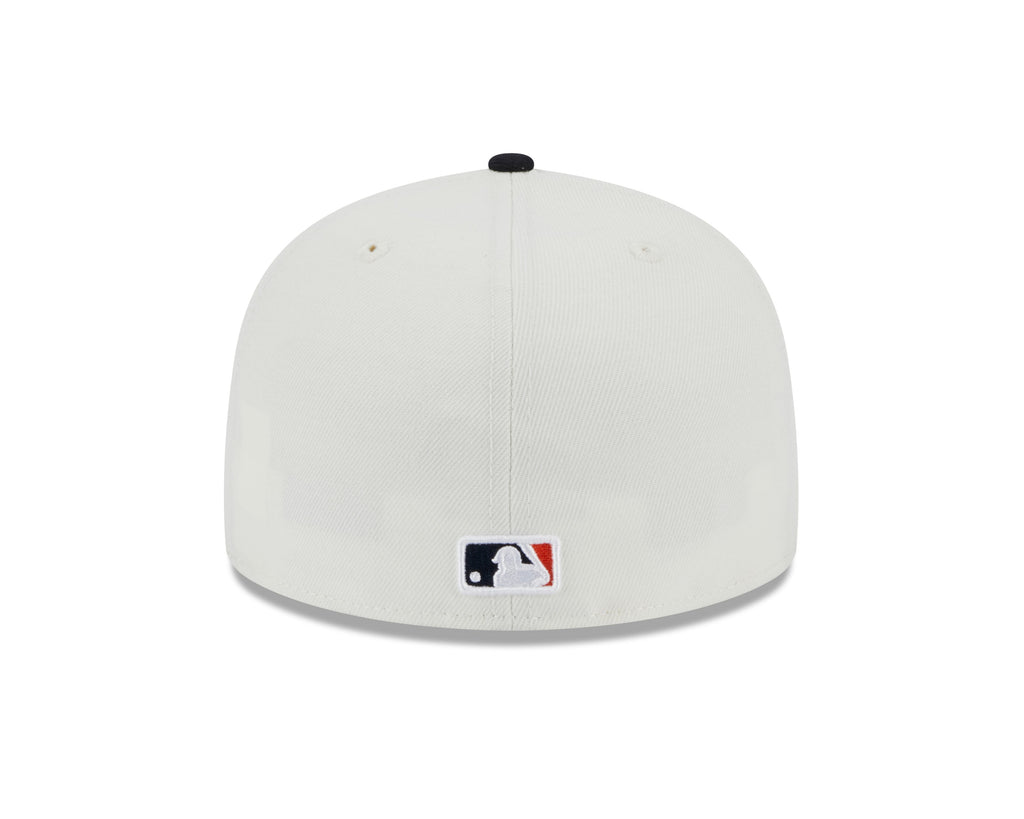 Detroit Tigers 1984 World Series Cream Navy New Era Retro 59FIFTY Fitted Hat Official Team Hat Sports Fan Cap Official MLB Team Hat Baseball Fan Cap