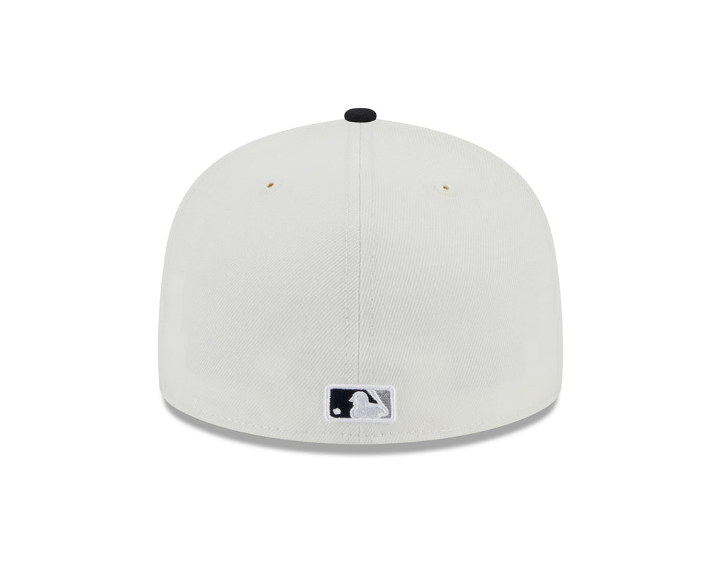New York Yankees 2000 World Series Cream Navy New Era Retro 59FIFTY Fitted Hat Official Team Hat Sports Fan Cap Official MLB Team Hat Baseball Fan Cap