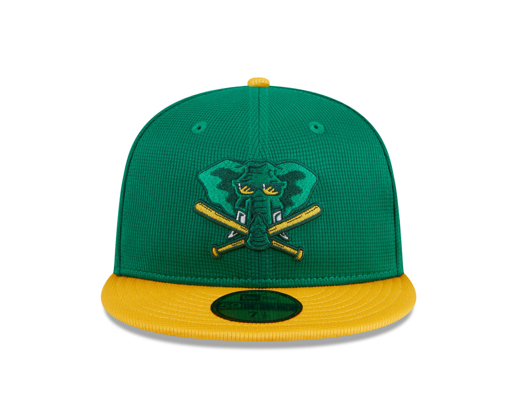 Men s Oakland Athletics New Era Green 2024 Batting Practice 59FIFTY Fitted Hat Official Team Hat Sports Fan Cap Official MLB Team Hat Baseball Fan Cap