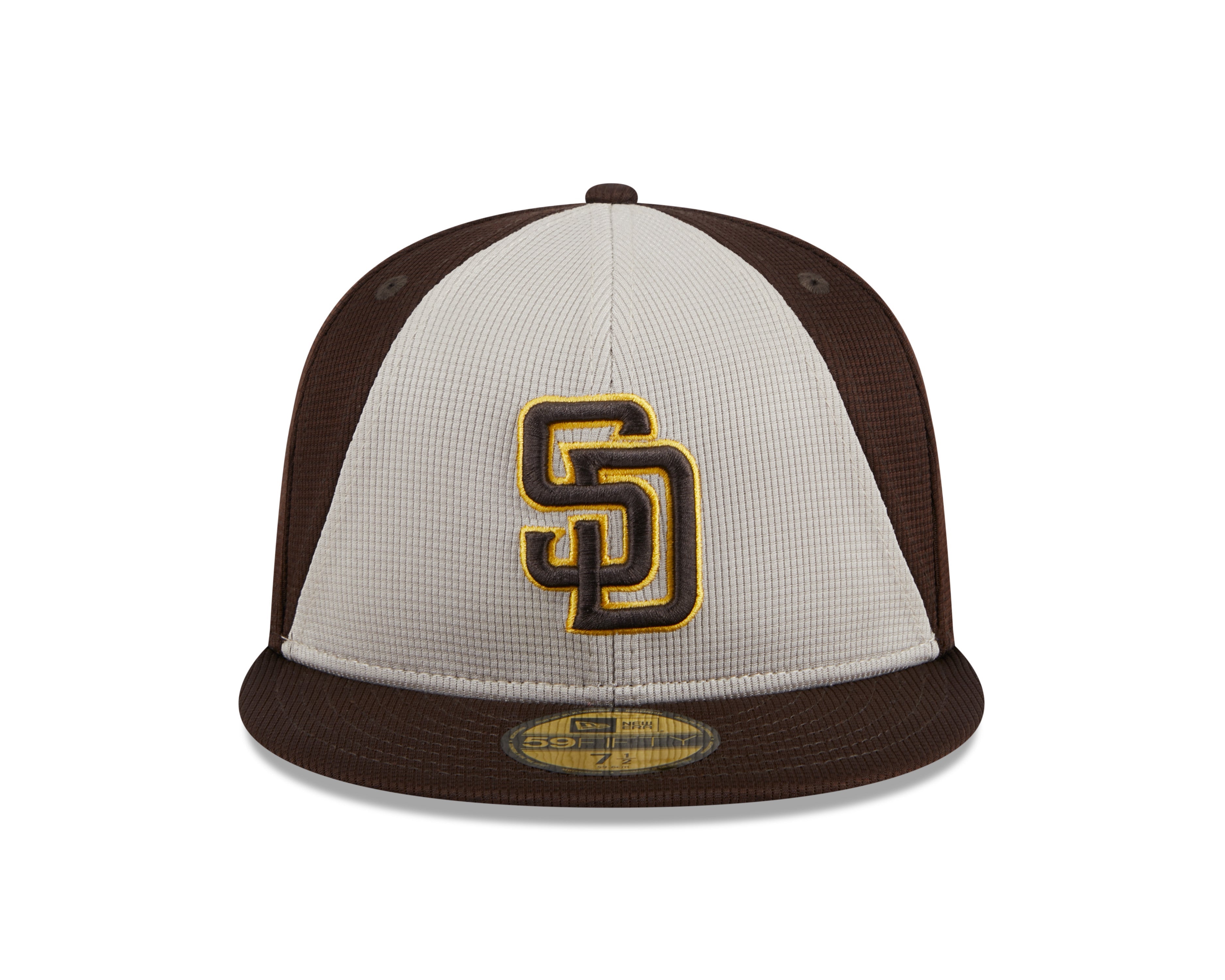 Men s San Diego Padres New Era Brown 2024 Batting Practice 59FIFTY Fitted Hat Official Team Hat Sports Fan Cap Official MLB Team Hat Baseball Fan Cap