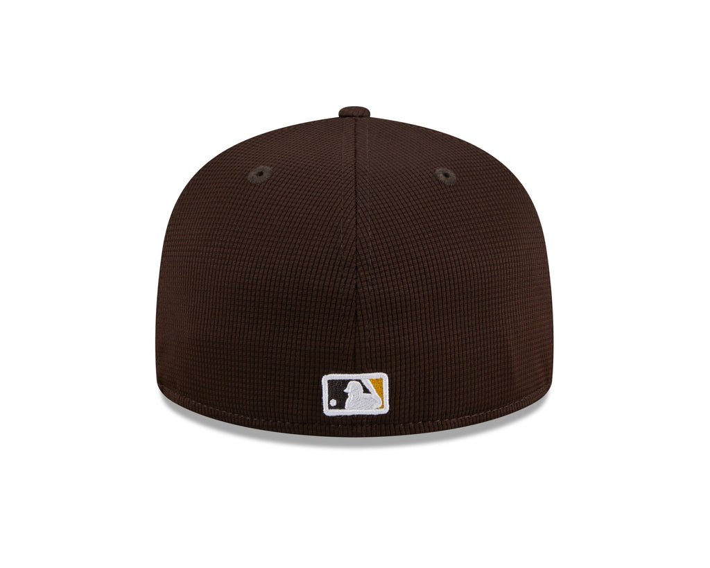 Men s San Diego Padres New Era Brown 2024 Batting Practice 59FIFTY Fitted Hat Official Team Hat Sports Fan Cap Official MLB Team Hat Baseball Fan Cap