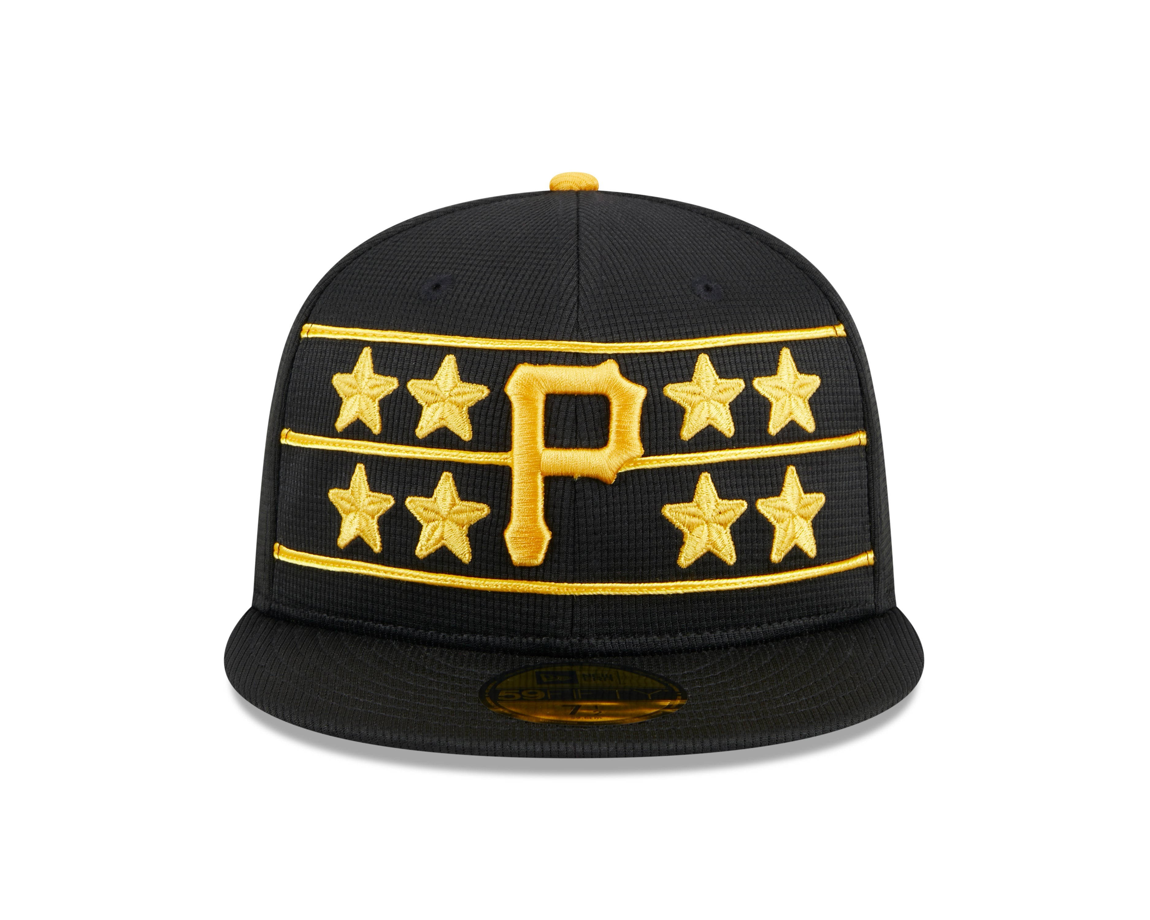 Men s Pittsburgh Pirates New Era Black 2024 Batting Practice 59FIFTY Fitted Hat Official Team Hat Sports Fan Cap Official MLB Team Hat Baseball Fan