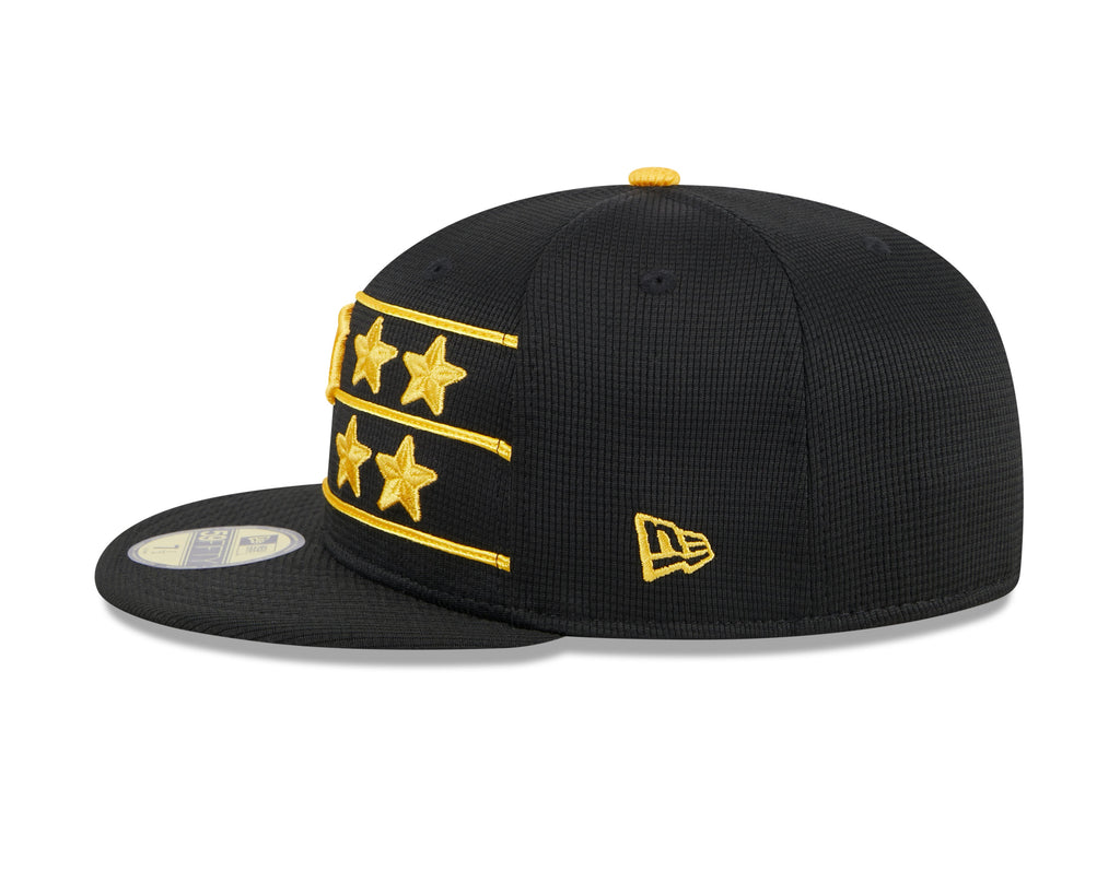 Men s Pittsburgh Pirates New Era Black 2024 Batting Practice 59FIFTY Fitted Hat Official Team Hat Sports Fan Cap Official MLB Team Hat Baseball Fan