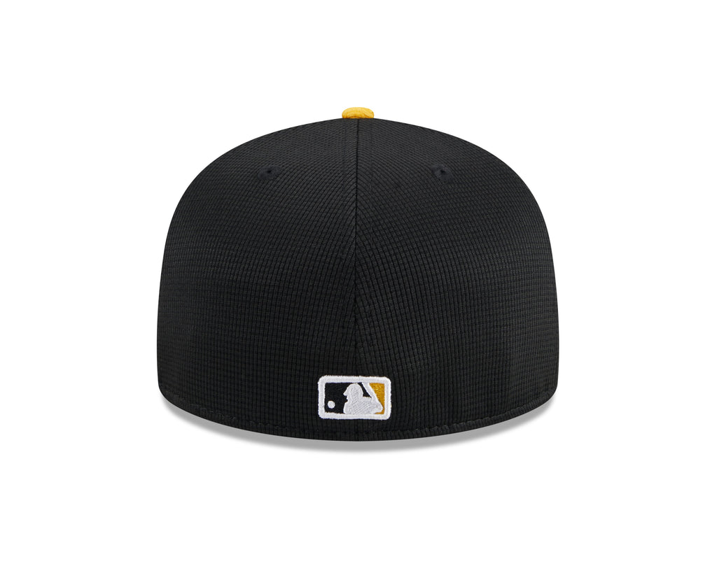 Men s Pittsburgh Pirates New Era Black 2024 Batting Practice 59FIFTY Fitted Hat Official Team Hat Sports Fan Cap Official MLB Team Hat Baseball Fan