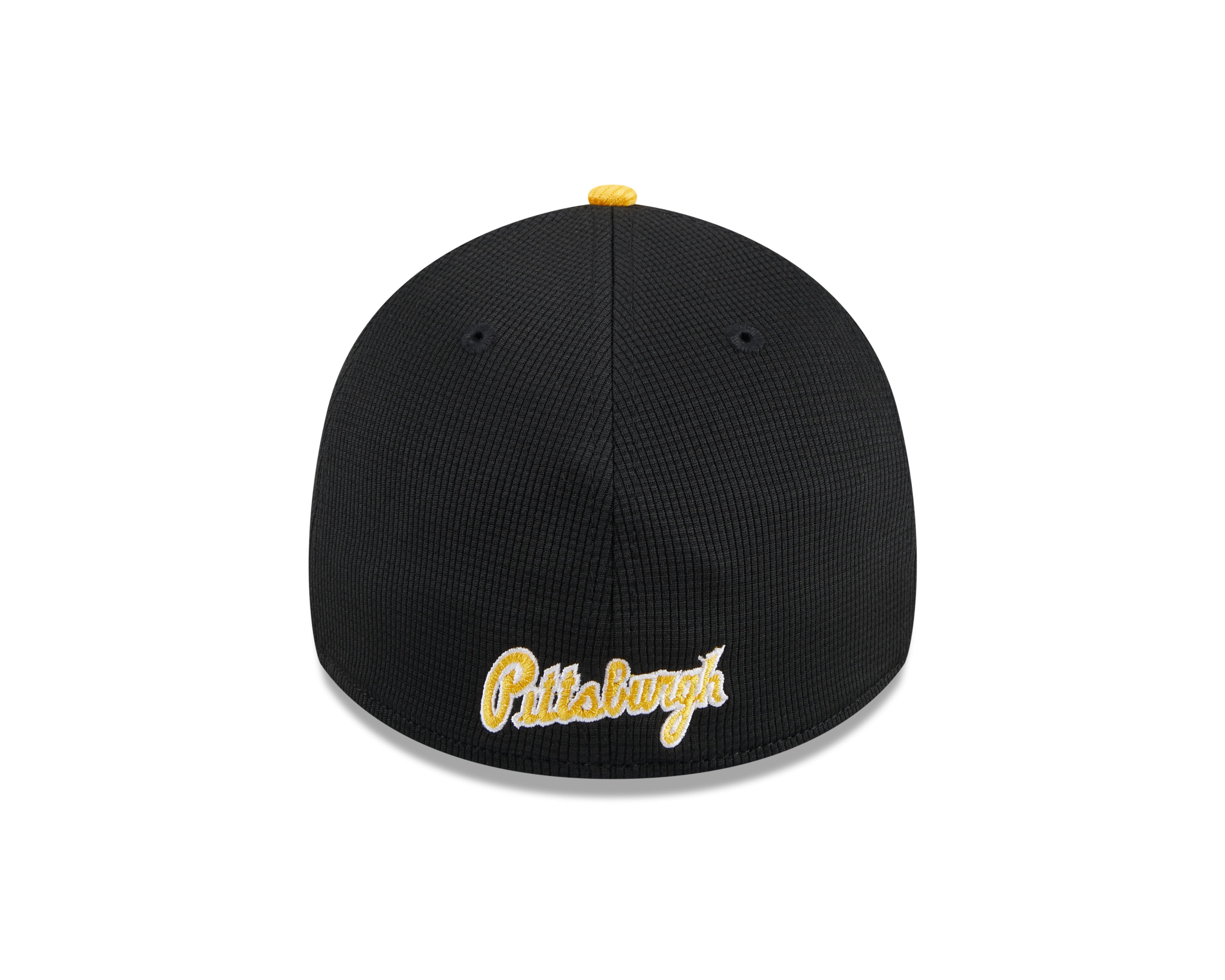 Men s Pittsburgh Pirates New Era 2024 Batting Practice Black 39THIRTY Flex-Fit Hat Official Team Hat Sports Fan Cap Official MLB Team Hat Baseball