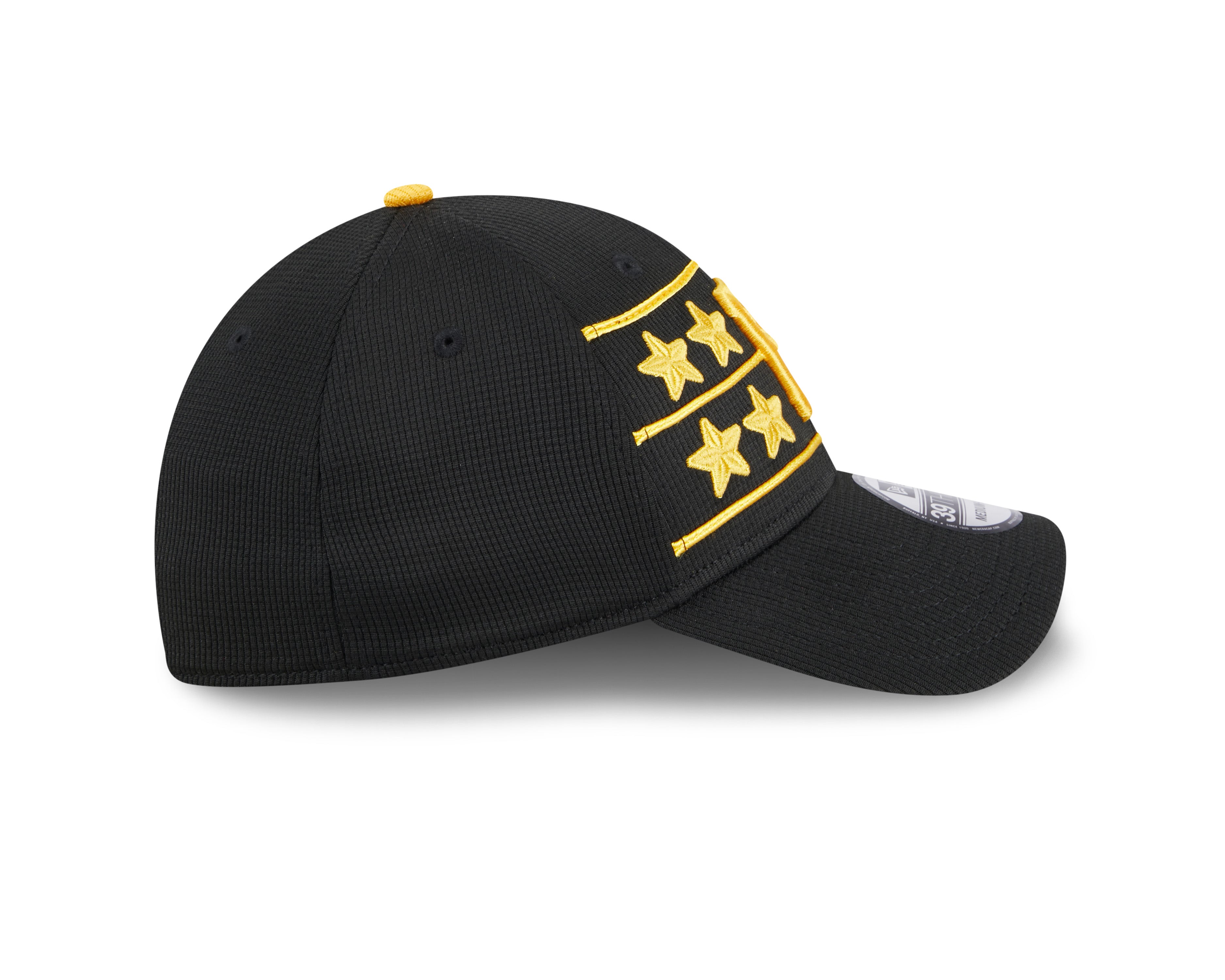 Men s Pittsburgh Pirates New Era 2024 Batting Practice Black 39THIRTY Flex-Fit Hat Official Team Hat Sports Fan Cap Official MLB Team Hat Baseball