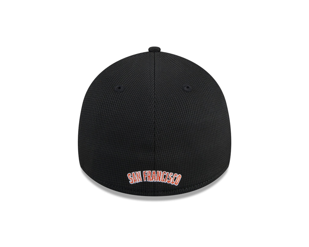 Men s San Francisco Giants New Era 2024 Batting Practice Black 39THIRTY Flex-Fit Hat Official Team Hat Sports Fan Cap Official MLB Team Hat Baseball