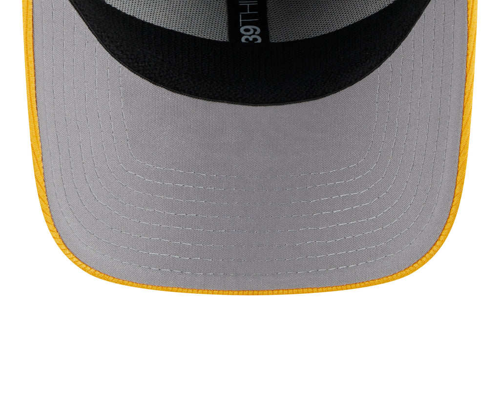 Men s Oakland Athletics New Era 2024 Batting Practice Green Yellow 39THIRTY Flex-Fit Hat Official Team Hat Sports Fan Cap Official MLB Team Hat