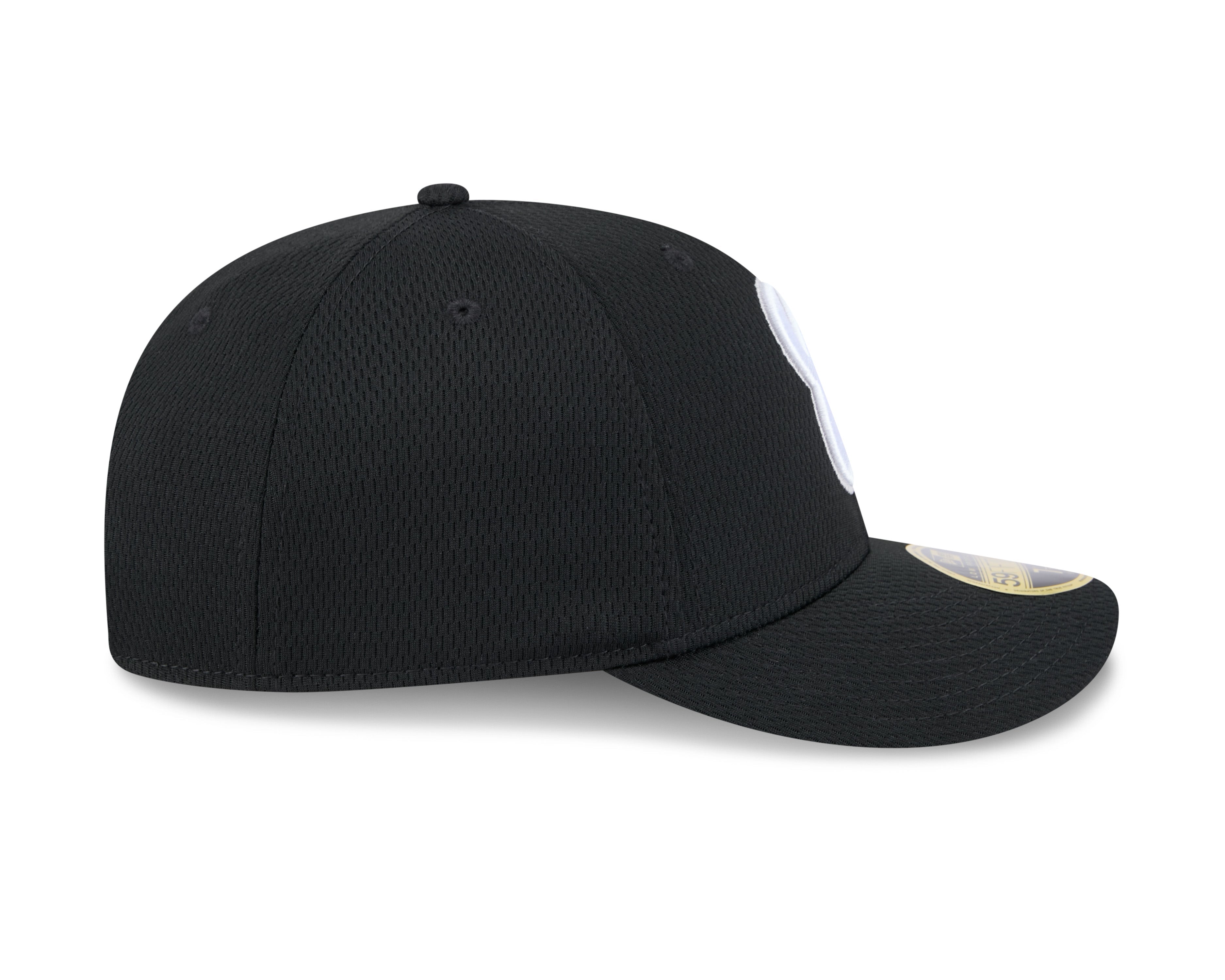 Chicago White Sox New Era Black 2025 Clubhouse Alternate 59FIFTY Low Profile Fitted Hat Official Team Hat Sports Fan Cap Official MLB Team Hat