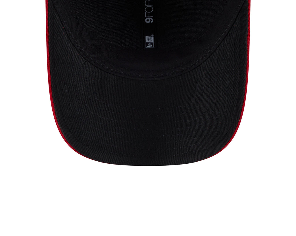 Atlanta Braves Navy Red New Era Player Replica M-Crown 9FORTY Adjustable Hat Official Team Hat Sports Fan Cap Official MLB Team Hat Baseball Fan Cap