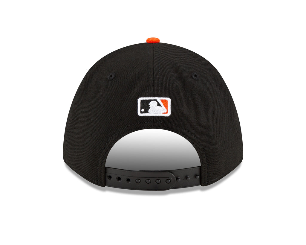 Baltimore Orioles Black Orange Alternate New Era Player Replica M-Crown 9FORTY Adjustable Hat Official Team Hat Sports Fan Cap Official MLB Team Hat
