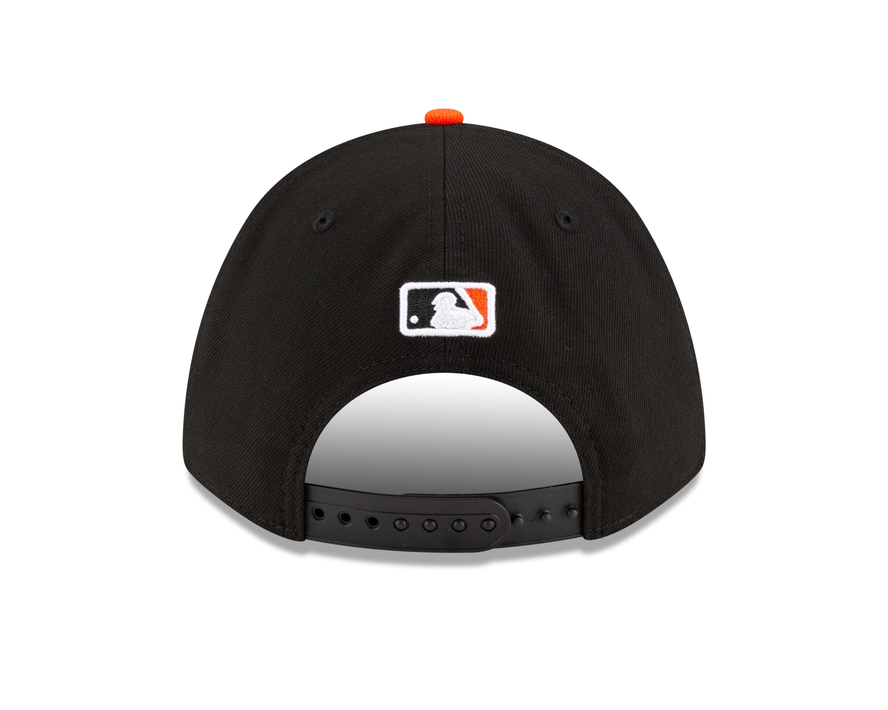 Baltimore Orioles Black Orange Alternate New Era Player Replica M-Crown 9FORTY Adjustable Hat Official Team Hat Sports Fan Cap Official MLB Team Hat