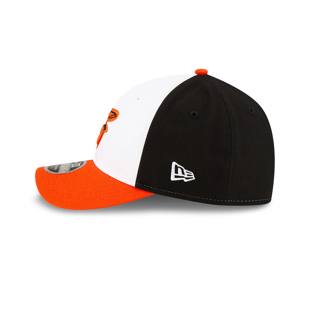 Baltimore Orioles White Orange Black New Era Player Replica M-Crown 9FORTY Adjustable Hat Official Team Hat Sports Fan Cap Official MLB Team Hat