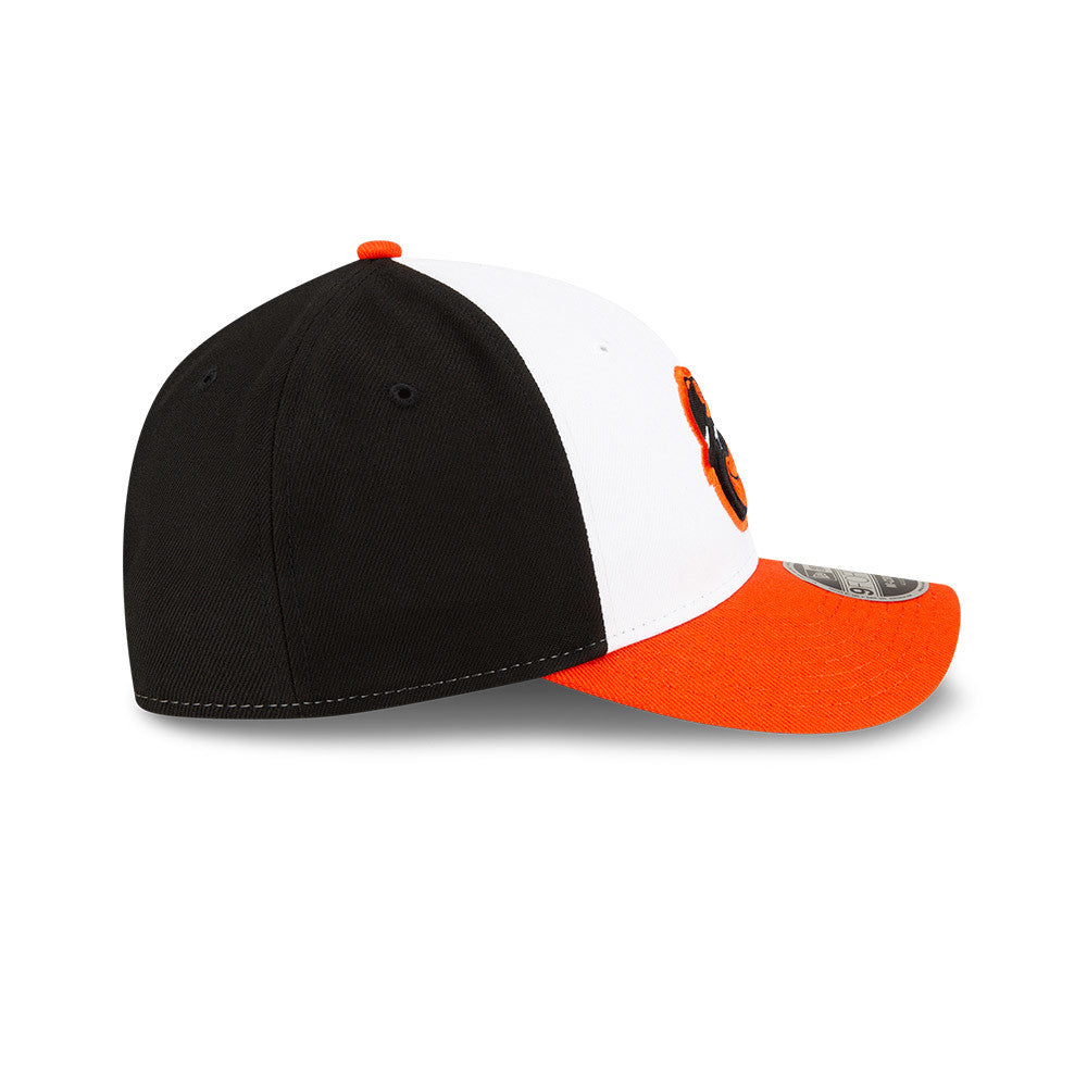Baltimore Orioles White Orange Black New Era Player Replica M-Crown 9FORTY Adjustable Hat Official Team Hat Sports Fan Cap Official MLB Team Hat