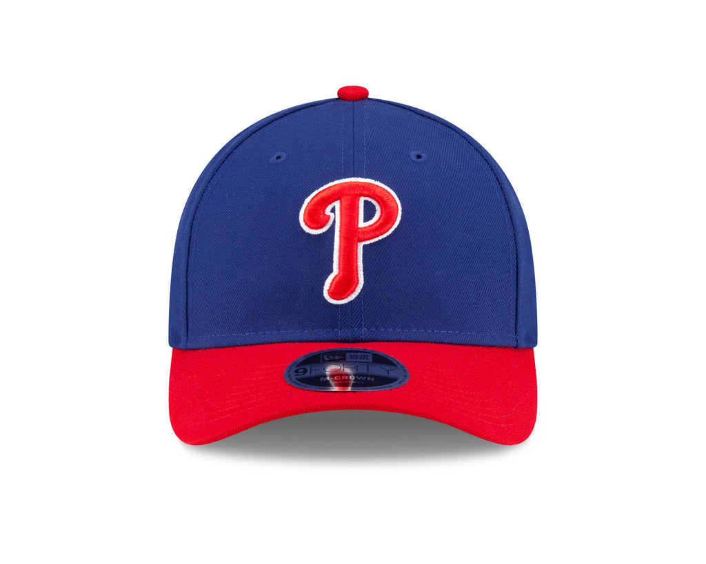 Philadelphia Phillies 2 Tone Royal Red Alternate New Era Player Replica M-Crown 9FORTY Adjustable Hat Official Team Hat Sports Fan Cap Official MLB