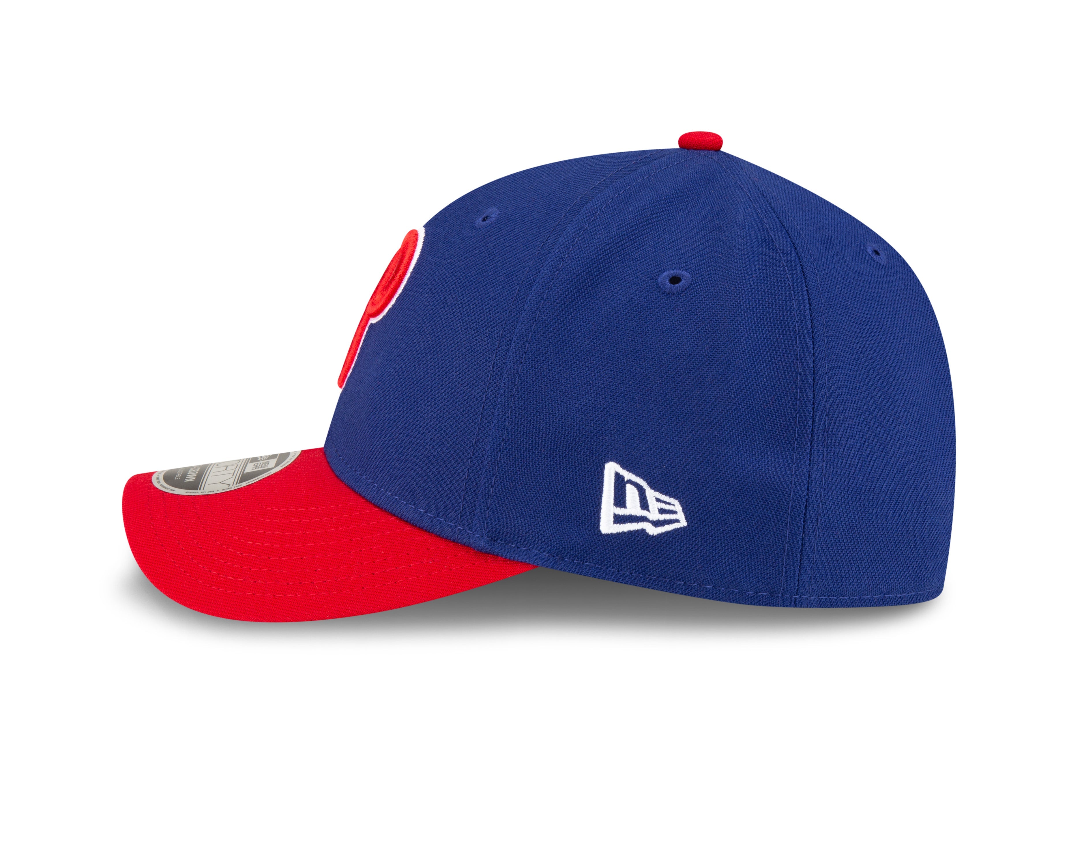 Philadelphia Phillies 2 Tone Royal Red Alternate New Era Player Replica M-Crown 9FORTY Adjustable Hat Official Team Hat Sports Fan Cap Official MLB