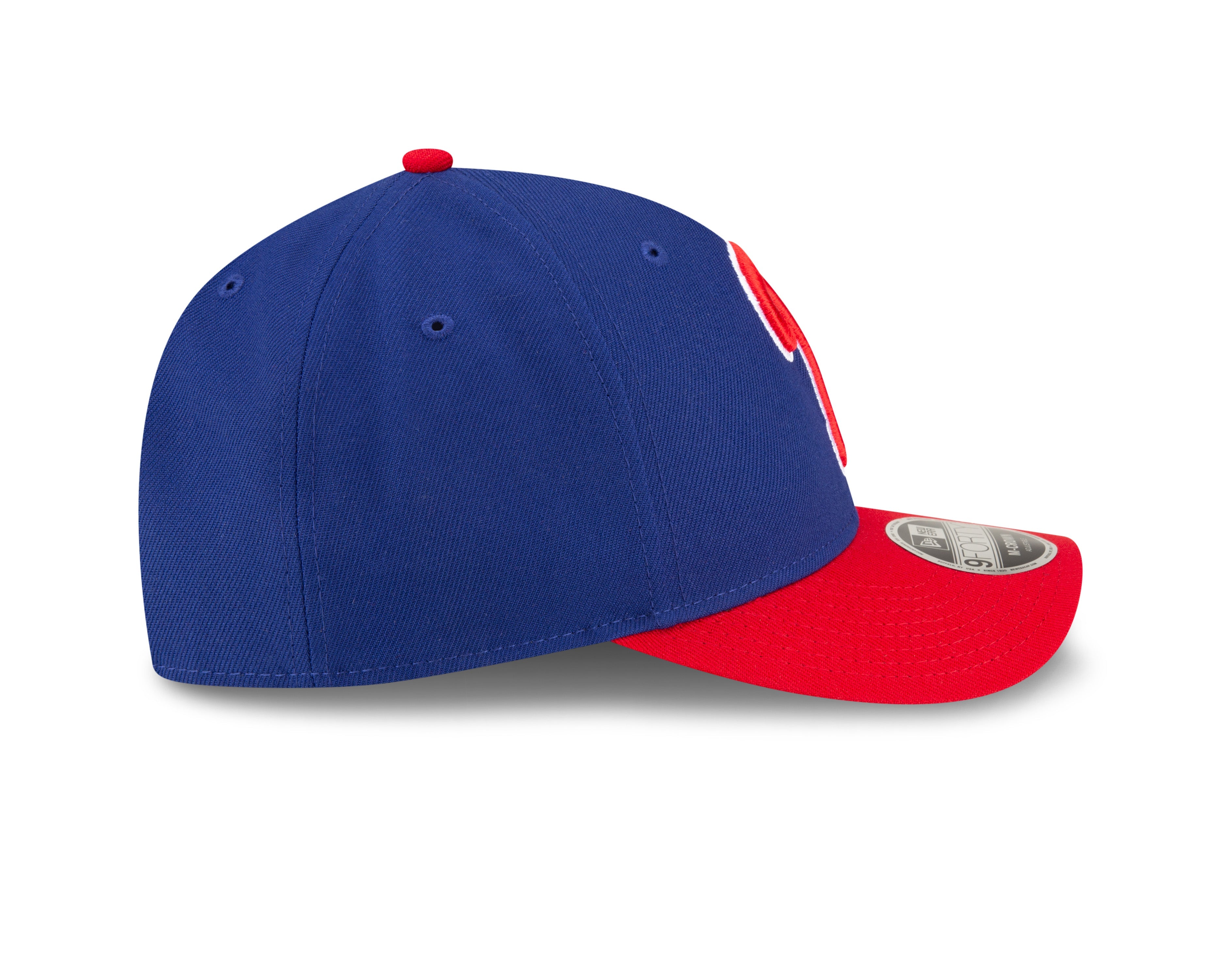 Philadelphia Phillies 2 Tone Royal Red Alternate New Era Player Replica M-Crown 9FORTY Adjustable Hat Official Team Hat Sports Fan Cap Official MLB