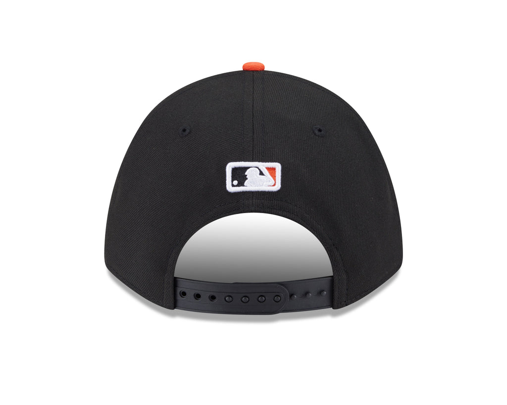 Baltimore Orioles Black Orange Road New Era Player Replica M-Crown 9FORTY Adjustable Hat Official Team Hat Sports Fan Cap Official MLB Team Hat