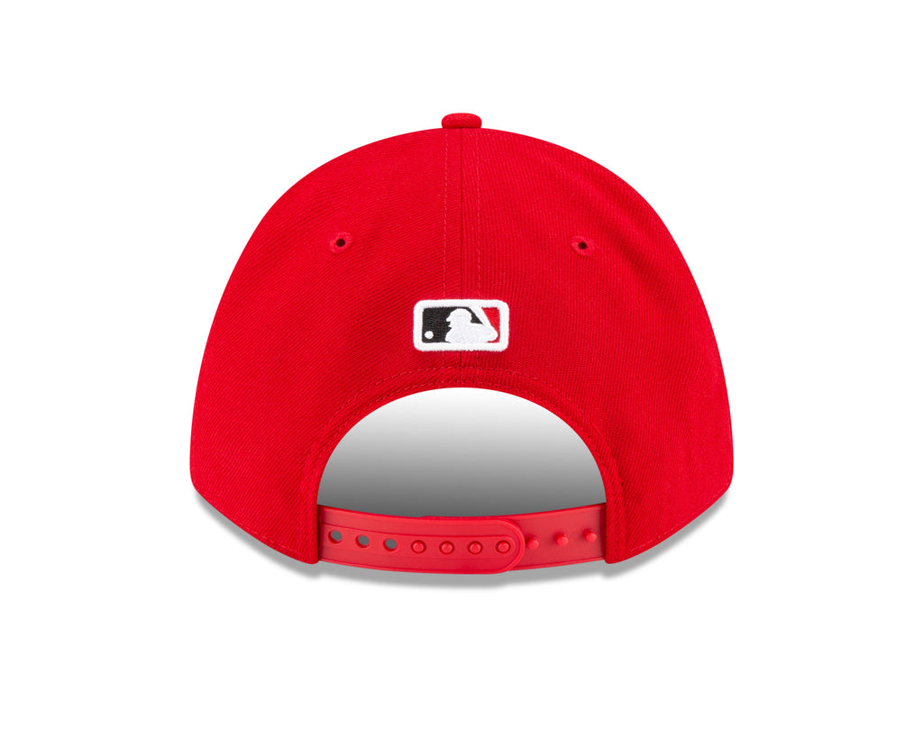Cincinnati Reds New Era Red Player Replica M-Crown 9FORTY Adjustable Hat Official Team Hat Sports Fan Cap Official MLB Team Hat Baseball Fan Cap