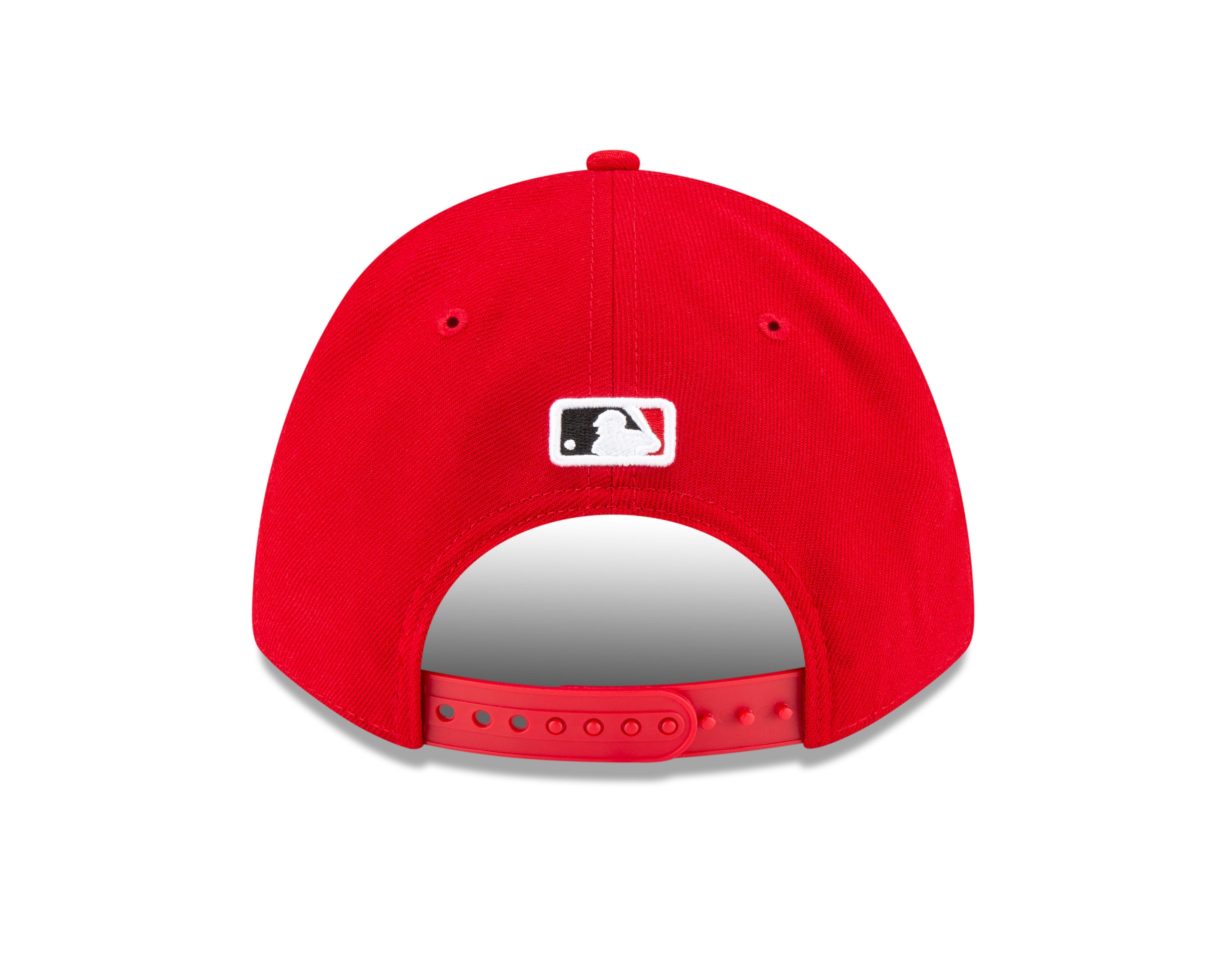Cincinnati Reds New Era Red Player Replica M-Crown 9FORTY Adjustable Hat Official Team Hat Sports Fan Cap Official MLB Team Hat Baseball Fan Cap
