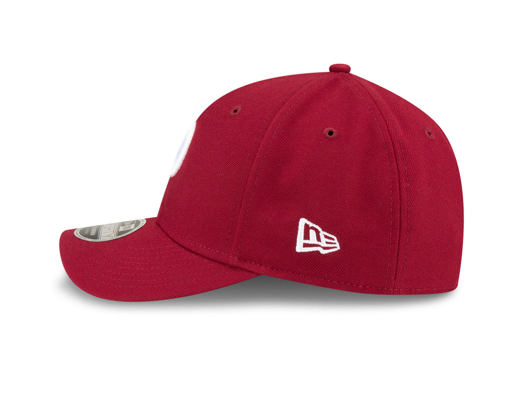 Philadelphia Phillies Crimson Alternate New Era Player Replica M-Crown 9FORTY Adjustable Hat Official Team Hat Sports Fan Cap Official MLB Team Hat
