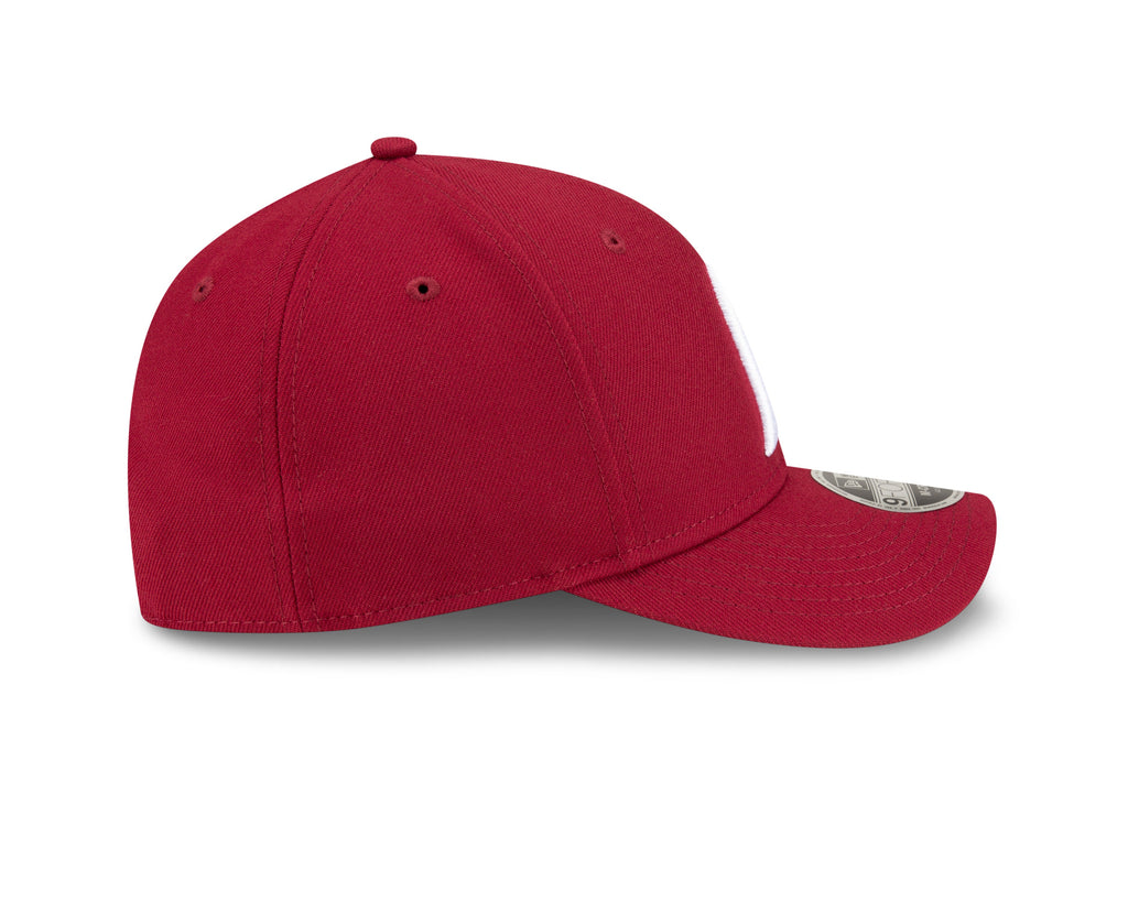 Philadelphia Phillies Crimson Alternate New Era Player Replica M-Crown 9FORTY Adjustable Hat Official Team Hat Sports Fan Cap Official MLB Team Hat